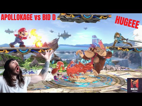 Moistcr1tikal Reacts to Huge Super Smash Tourney Apollokage vs Big D