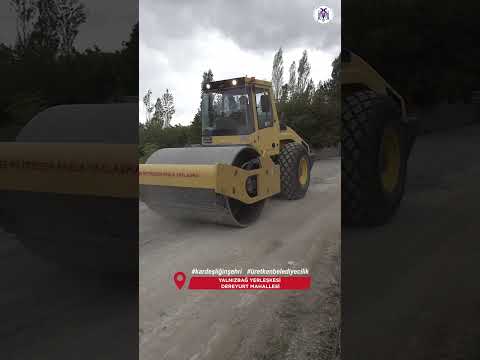 Dereyurt Mahallesinde asfalt serim çalışmalarımız devam ediyor. 01 06 2023