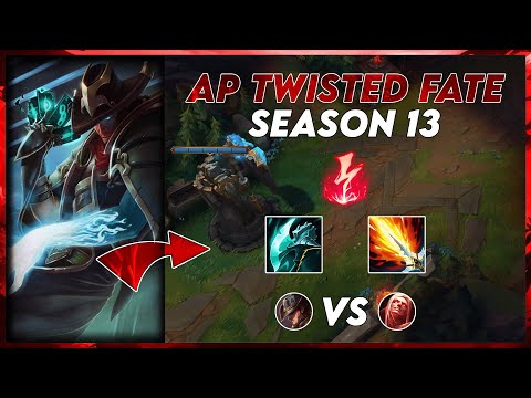 NIGHT HARVESTER BUILD FOR BURST DAMAGE | Season 13 AP Twisted Fate Mid