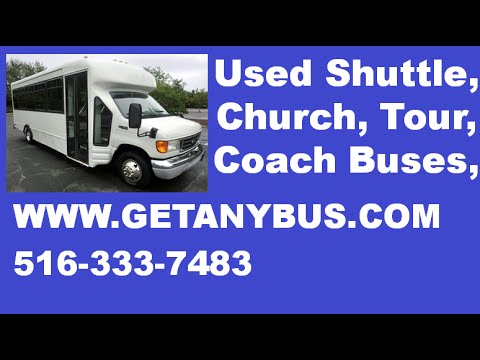 Used Buses For Sale | Call 516-333-7483 | 2003 Ford E450 Starcraft 25 Seat Shuttle Bus