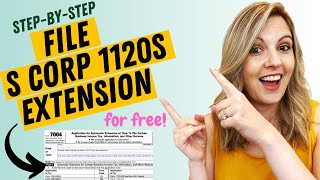How to File an S Corp Tax Extension | IRS  Form 1120S Guide