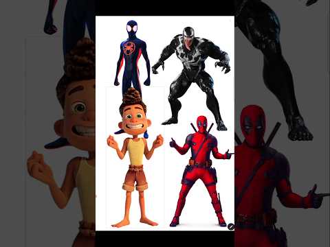 Alberto x Miles Morales x Venom x Deadpool Mashup #spiderverse #venom #deadpool #spiderman #comics