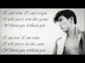 Max Schneider - Without You / with lyrics on screen ...