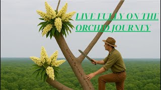Climbing a Tall Dry Tree Alone, Covered in Ants but Still Reaching for Orchids