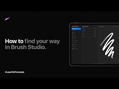 How to find your way with Brush Studio in Procreate
