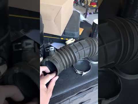 2014 Honda Accord air intake hose replacement #diy #smogcheck #honda #2014hondaccord #engine
