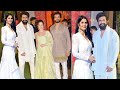Katrina Kaif, Vicky Kaushal, Sunny Kaushal and Isabelle Kaif arrives for Ganesh Chaturthi Pooja