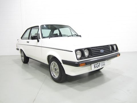 An Impeccable, as New and Completely Rebuilt Ford Escort RS 2000 Custom - SOLD!