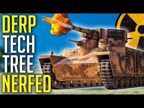 Full Derp Line NERFED! ► World of Tanks Japanese Heavy Tanks - Update 1.5