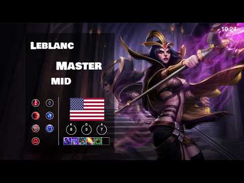 Patch 10.24.3 Patch 10.24 LeBlanc MID NA Master vs Syndra