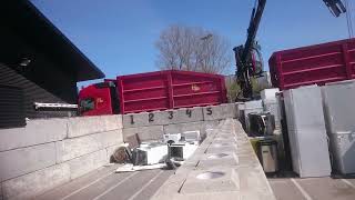 Volvo Truck Loading Fridges