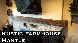 How to build a fireplace mantel