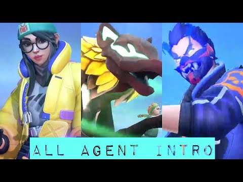 All Valorant Agent Intro scenes | New Character Select Animations | 2021 JAN