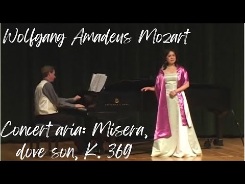 Wolfgang Amadeus Mozart, Concert aria: Misera, dove son, K. 369, Eva Peng, soprano