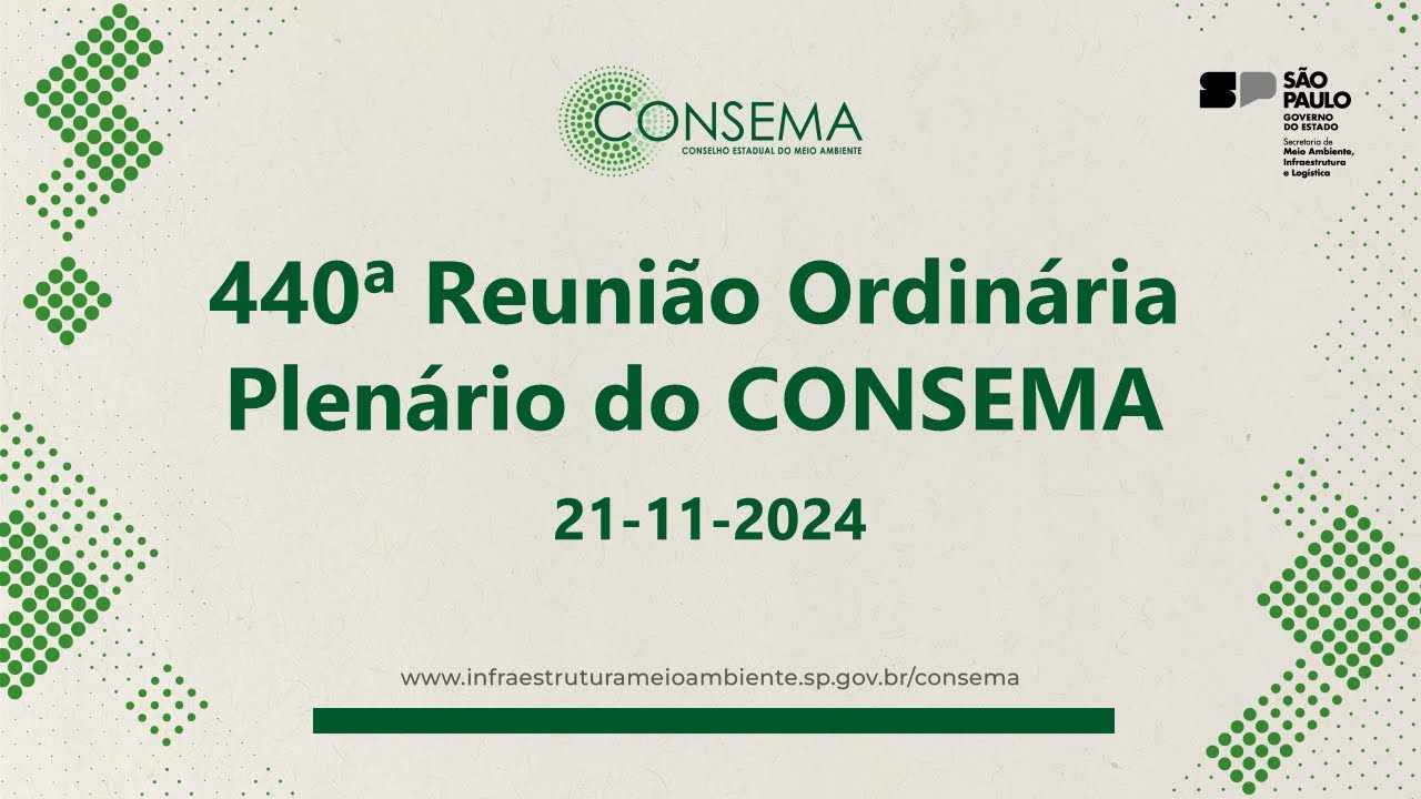 440ª Reunião do CONSEMA