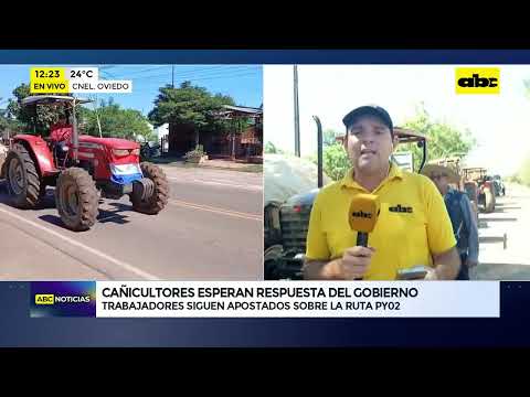 Cañicultores no ceden en su reclamo y continúan movilizados en Coronel Oviedo