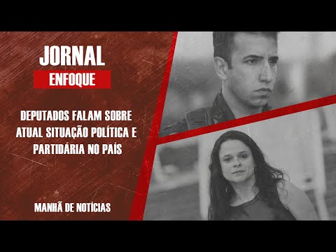 Deputados Janaína Paschoal e Tenente Coimbra, ambos do PSL, entrevistados