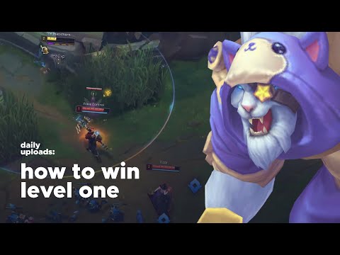 How To Win Lane At Level 1?! (Let Them Int)