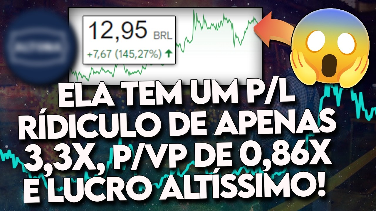 Conheça 5 AÇÕES com o P/L ABSURDAMENTE BAIXO! (Elas ESTÃO MESMO tão BARATAS?) - TOP 5