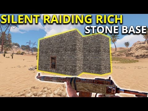 SILENT RAIDING MY STONE RICH NEIGHBOUR! - Rust Solo Survival Gameplay