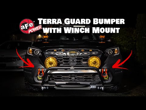 it's FINALLY Here!! aFe Power Terra Guard Bumper w/ Winch Mount for the Subaru Outback Wilderness
