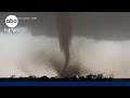Tornadoes and flash flooding hit Texas