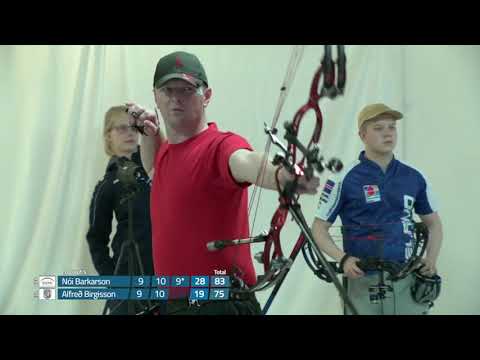 Noi vs Alfred Compound Men Gold finals Icelandic National Indoor Championships 2021