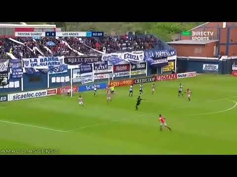 Goles tristan suarez - los andes ( 1 - 1 )