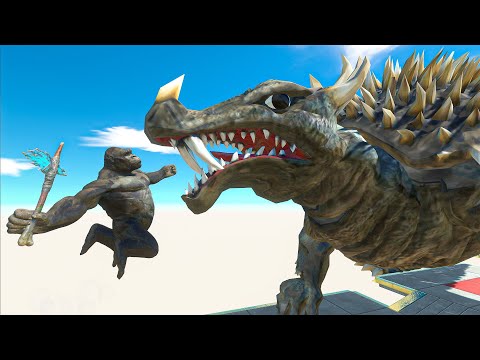 5 Levels of Anguirus - Animal Revolt Battle Simulator
