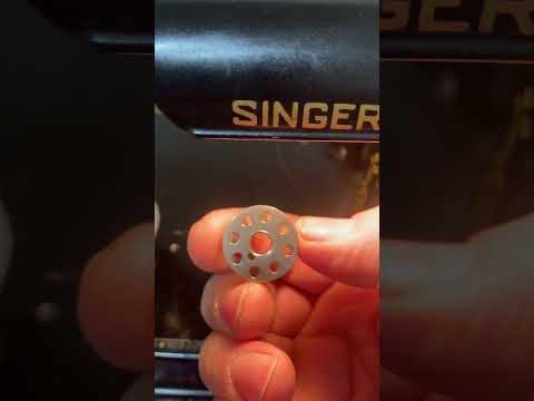 Vintage Singer 221 (1949) Featherweight Set Up, Bobbin Winding, and Sewing Machine Threading