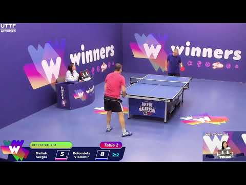WINners CUP table 2  05.11 Maliuk Sergei - Kolomiets Vladimir  18:45
