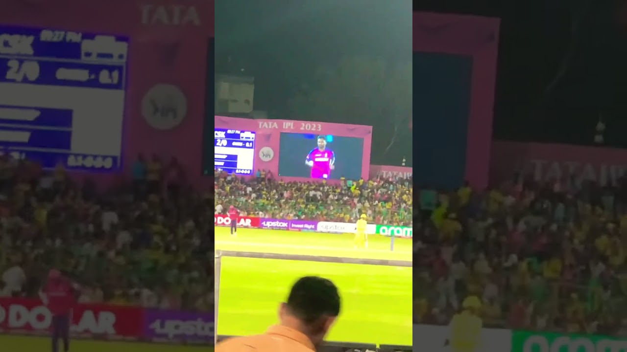Sandeep sharma bowling. Rr vs Csk match.            #ytshorts #viral #rajasthan #ipl #dhoni #ipl2023