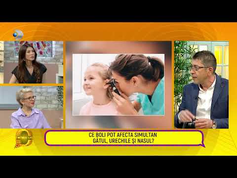 Afecțiuni ale urechii, nasului și gâtului la copii