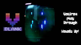 Vectrex : Heads Up : Playthrough : On Original Hardware