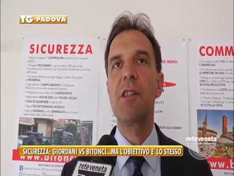 TG PADOVA (28/03/2017) - SICUREZZA: GIORDANI VS BITONCI…MA L’OBIETTIVO E’ LO STESSO