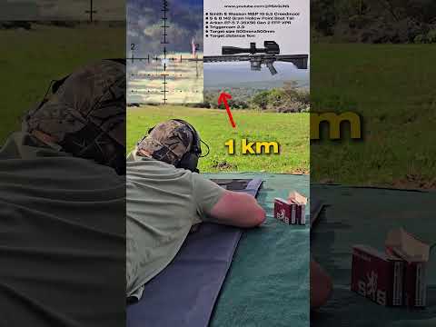 1km Shot Smith & Wesson M&P 10 6.5 Creedmoor, Arken EP-5 7-35X56 Gen 2 FFP Illuminated VPR