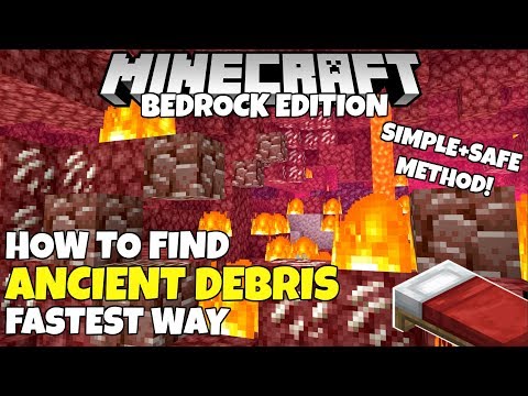 Minecraft Bedrock: How To Get ANCIENT DEBRIS! The...