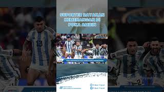 Argentina Taklukkan Prancis dalam Piala Dunia 2022, Para Suporter Rayakan Kemenangan di Poka Ambon