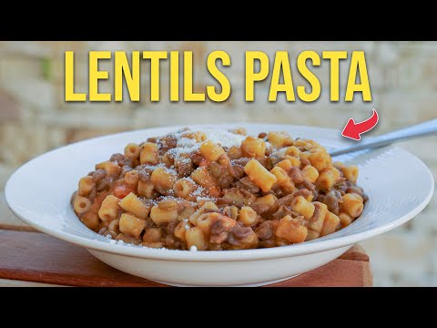 How to Make LENTILS PASTA Like an Italian | Vincenzo's Plate