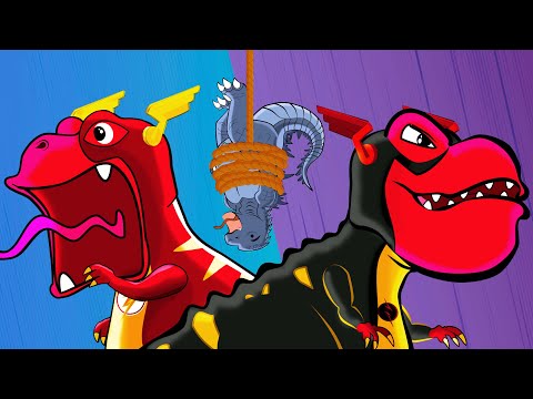 The Secret Plan Of Reverse Flash T-Rex Dinosaur | GTK - Dinotoons