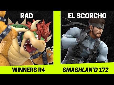 SmashLAN'd 172 Winners R4 - Rad vs El Scorcho - SSBU Smash Ultimate Tournament
