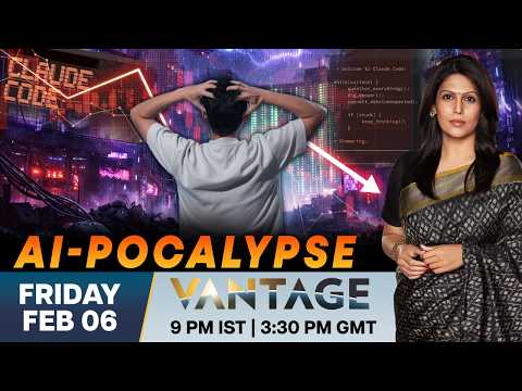 LIVE: Claude CoWork Breakthrough Triggers Sell-Off in Indian Tech | Vantage with Palki Sharma | N18G