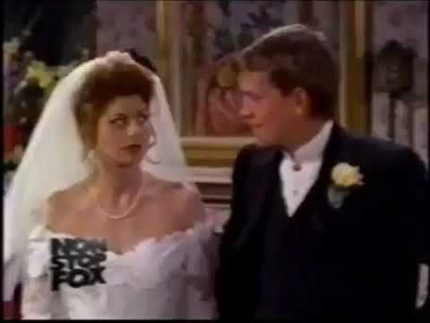 1996 FOX promo frame for The Simpsons Season 8 featuring Burns, Baby Burns card