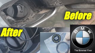 BMW fuel filler cap service, clean and repair BMW 5 series e60