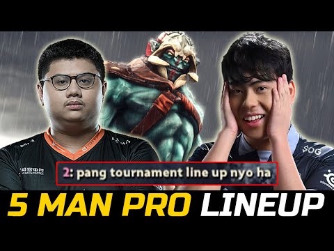 ARMEL VS 5 MAN PRO LINEUP - ANA HUSKAR CARRY META VS TINKER DOTA 2