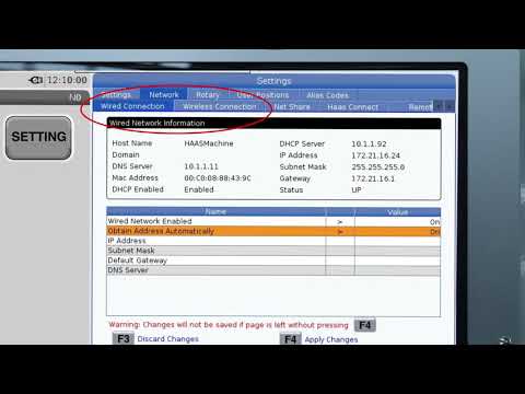 Apps Minute   Setting Up Remote Net Share on Your Haas Machine   Haas Automation, Inc  Korean sub