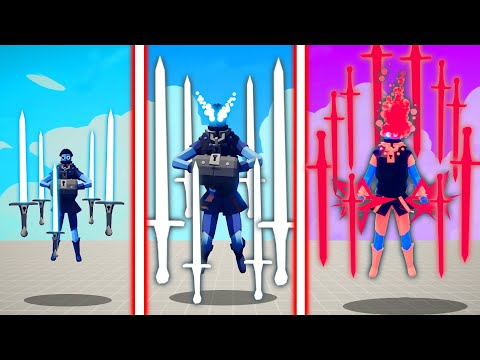 EVOLUTION OF SUPER SWORDCASTER ( HAND UNLOCK )| TABS - Totally Accurate Battle Simulator