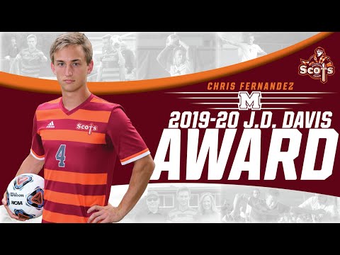 2020 Maryville College Male J.D. Davis Award Winner- Chris Fernandez