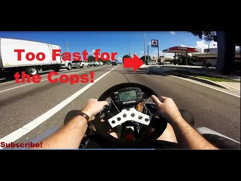 Shifter Go Kart 90mph on the Street vs the Police in Florida