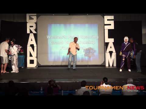 Chelsey Nash vs Gina Thornton Women's Fighting Final at Grand Slam Open 2013